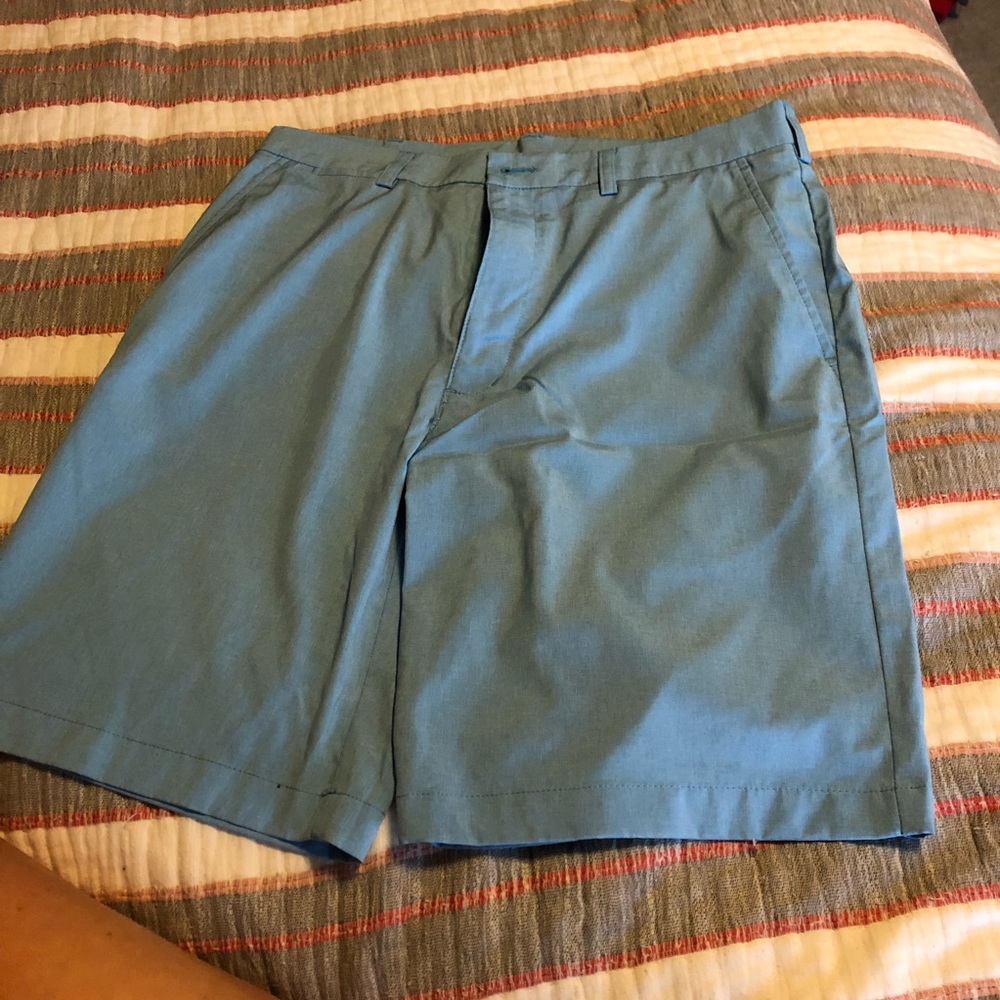 PGA tour blue golf shorts